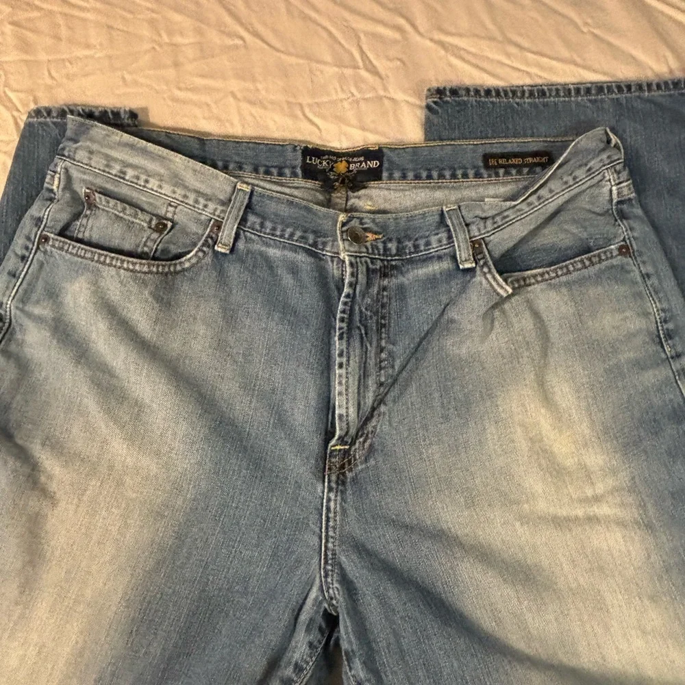 Lucky‎ Brand Faded men’s blue jeans - Picture 7 of 9